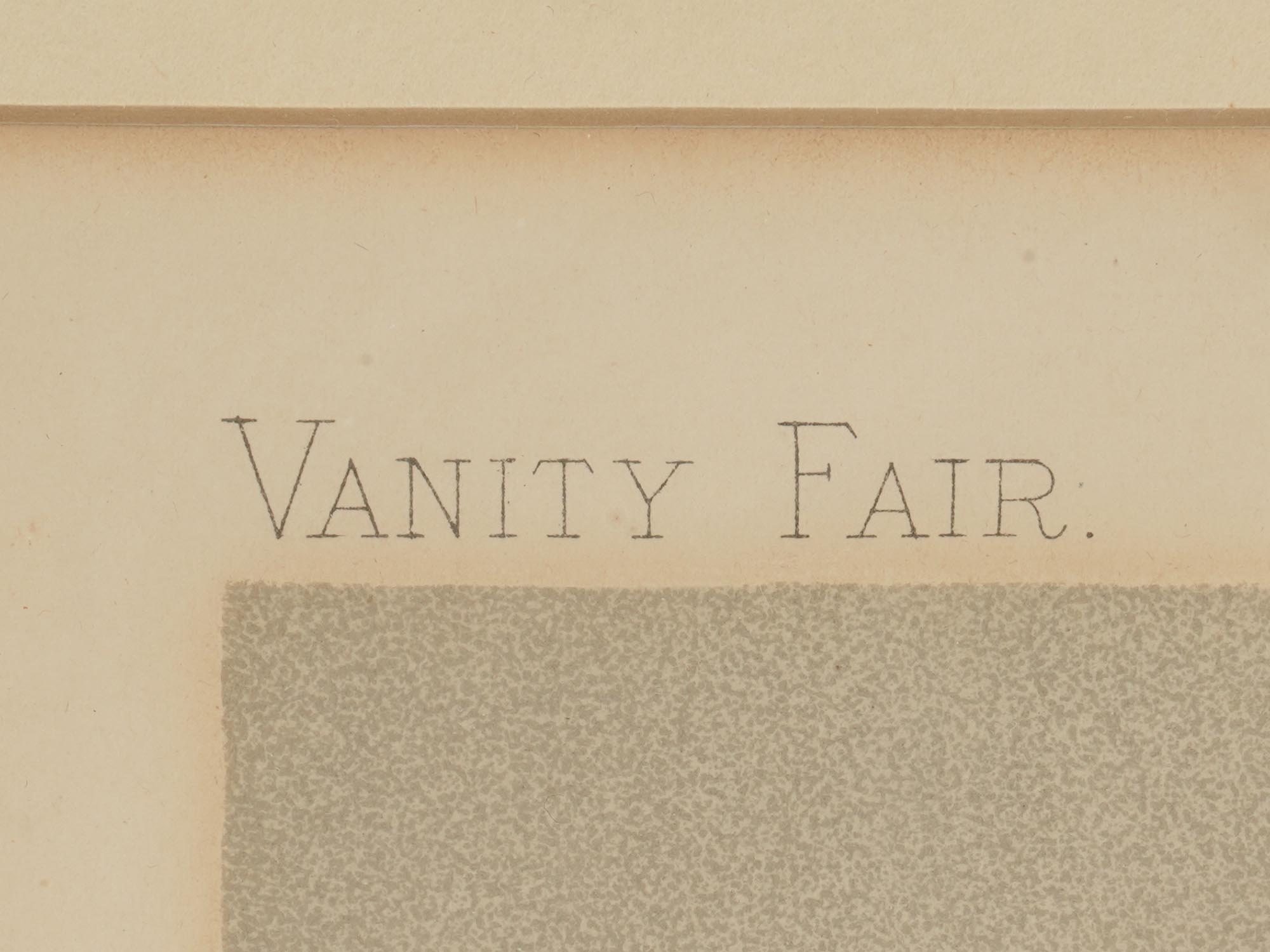 ENGLISH VANITY FAIR LITHOGRAPH BY LESLIE M WARD PIC-7